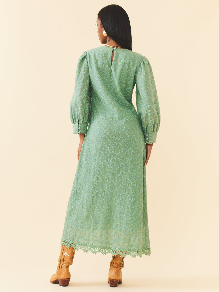Marina Dress in Marina Green