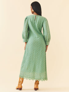 Marina Dress in Marina Green