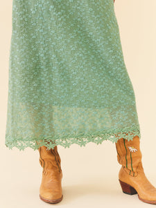 Marina Dress in Marina Green