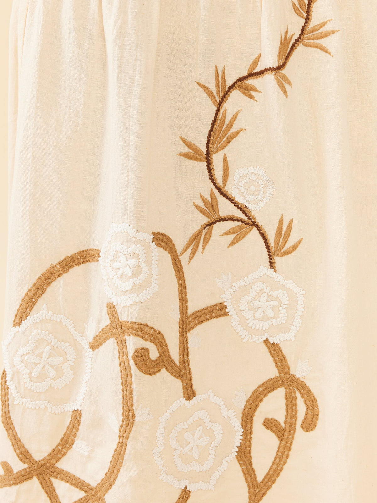 Sophia Dress in Khaki Garden