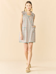 Vanessa Mini Dress in Poppy Fields Floral