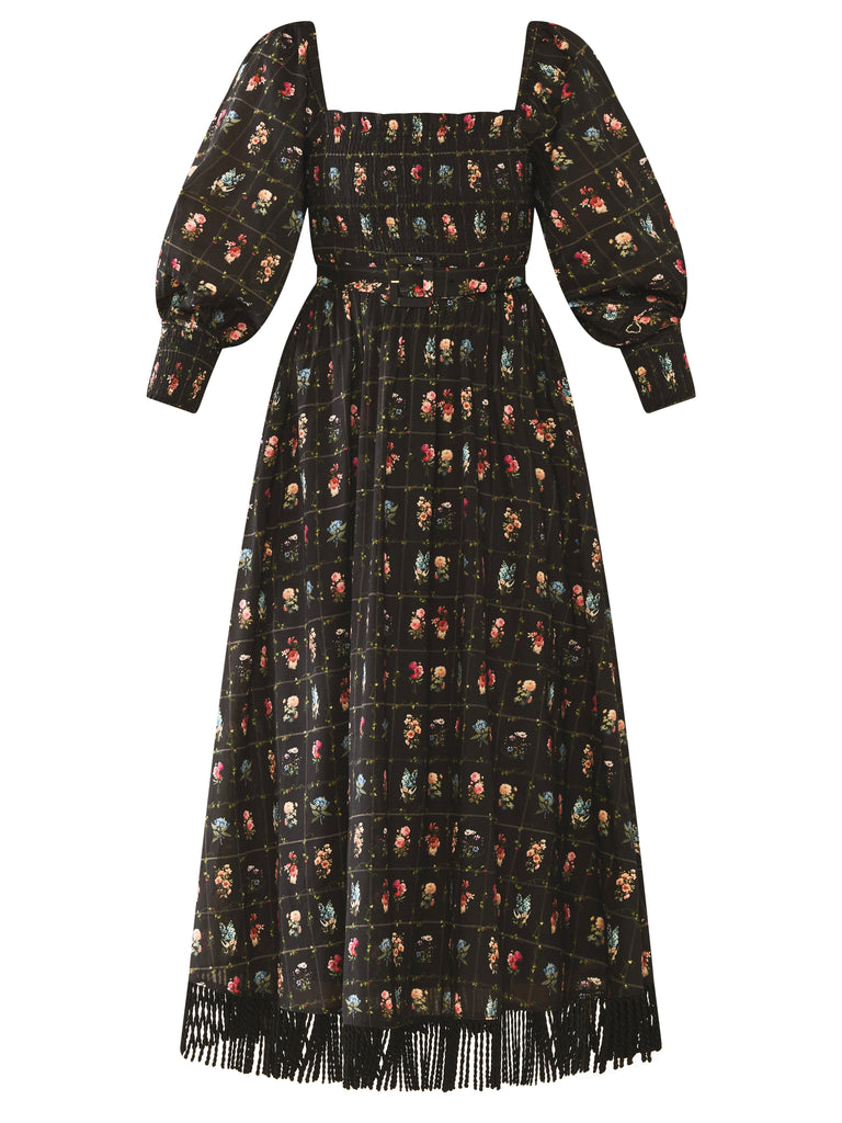 Jocelyn Dress in Florence Black Floral