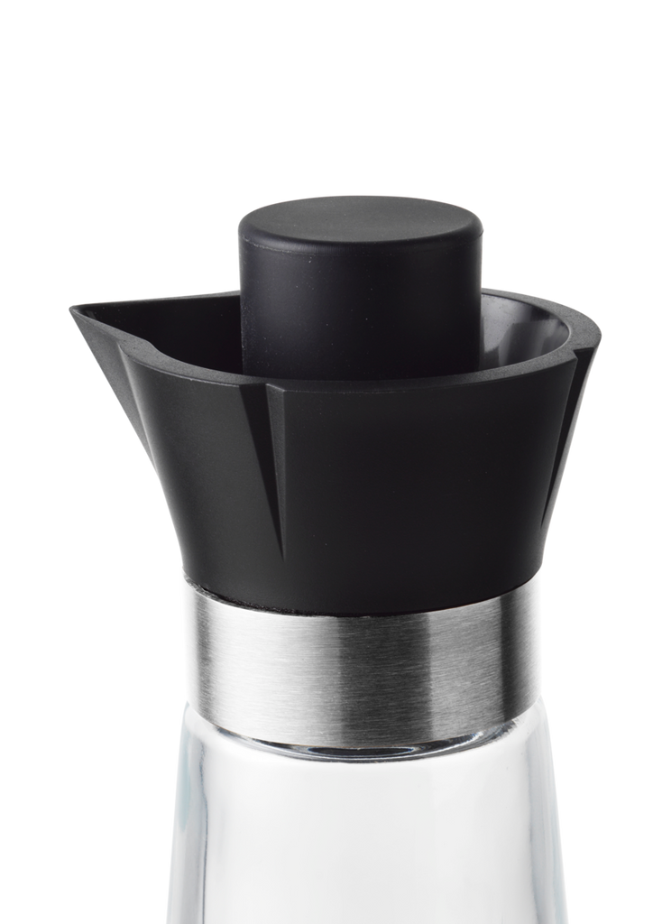 Grand Cru Oil And Vinegar Bottles in Black/Steel