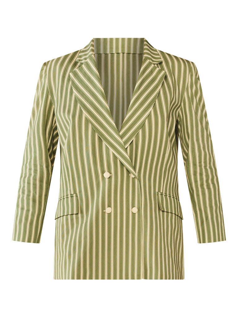 Meredith Blazer in Meadow Stripe