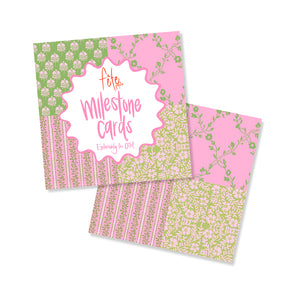 Precious Pinks Milestone Cards