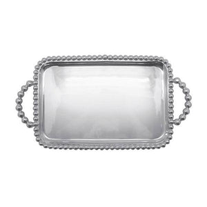 Pearled Medium Service Tray-Serving Trays and More | Mariposa