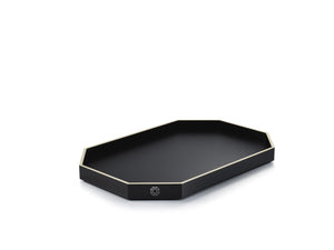 Octogone Tray Large in Black