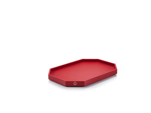 Octogone Tray Medium in Red