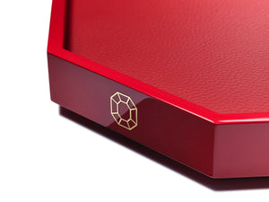 Octogone Tray Medium in Red