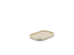 Octogone Tray Small in Ivory