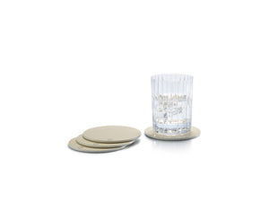 Octogone Coasters in Ivory, Set of 4