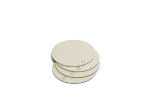 Octogone Coasters in Ivory, Set of 4