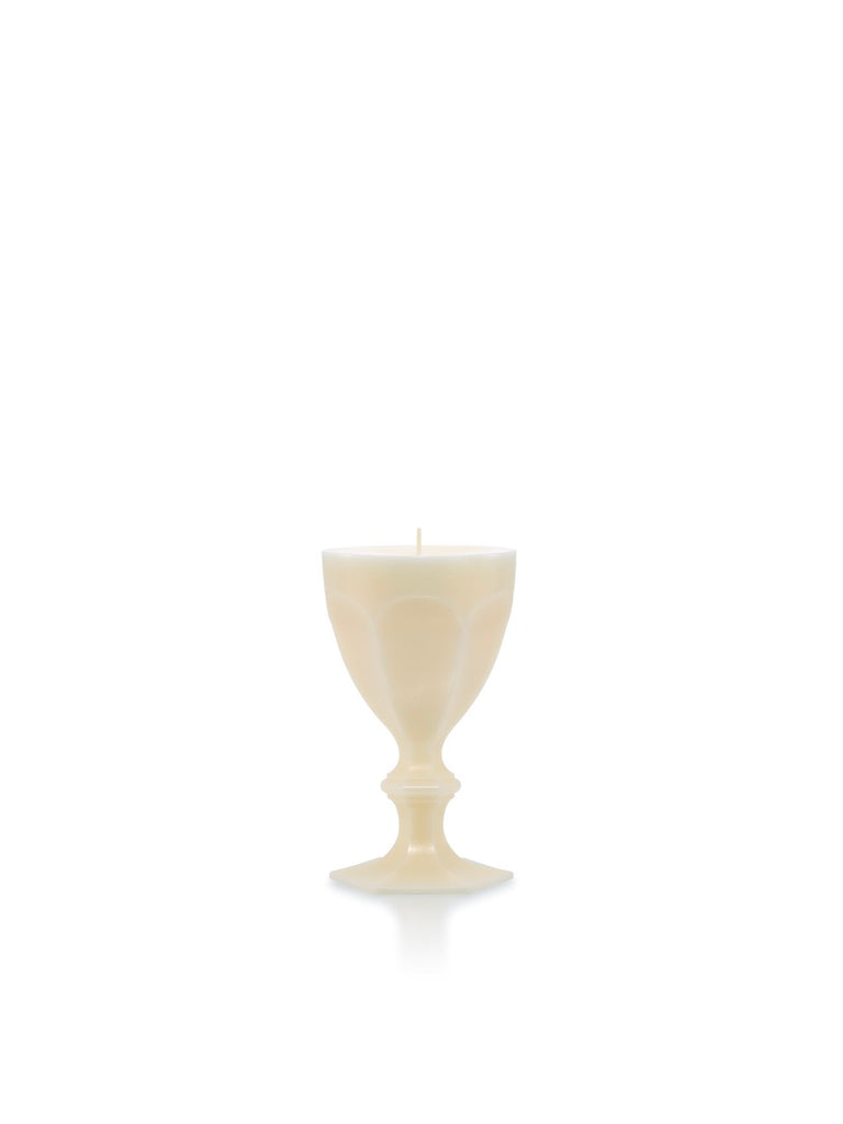 Harcourt Glass Candle in Ivory