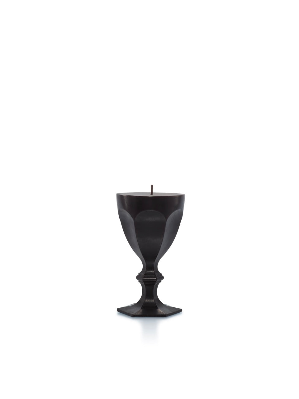 Harcourt Glass Candle in Black