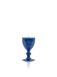 Harcourt Glass Candle in Blue