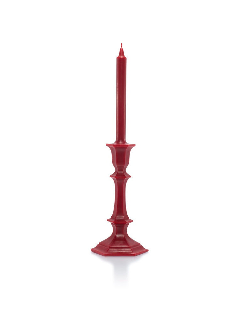 Harcourt Candlestick Candle in Red