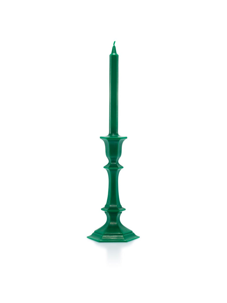 Harcourt Candlestick Candle in Green