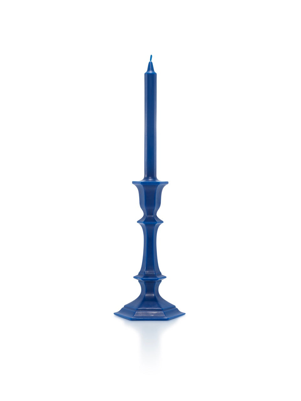Harcourt Candlestick Candle in Blue