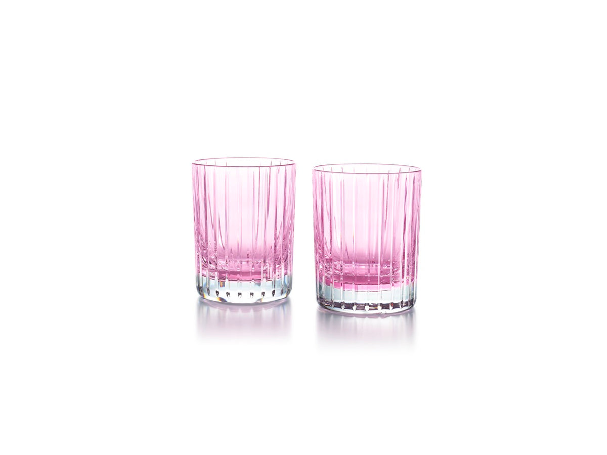 Harmonie Double Old Fashion Tumbler in Pastel Pink, Set of 2