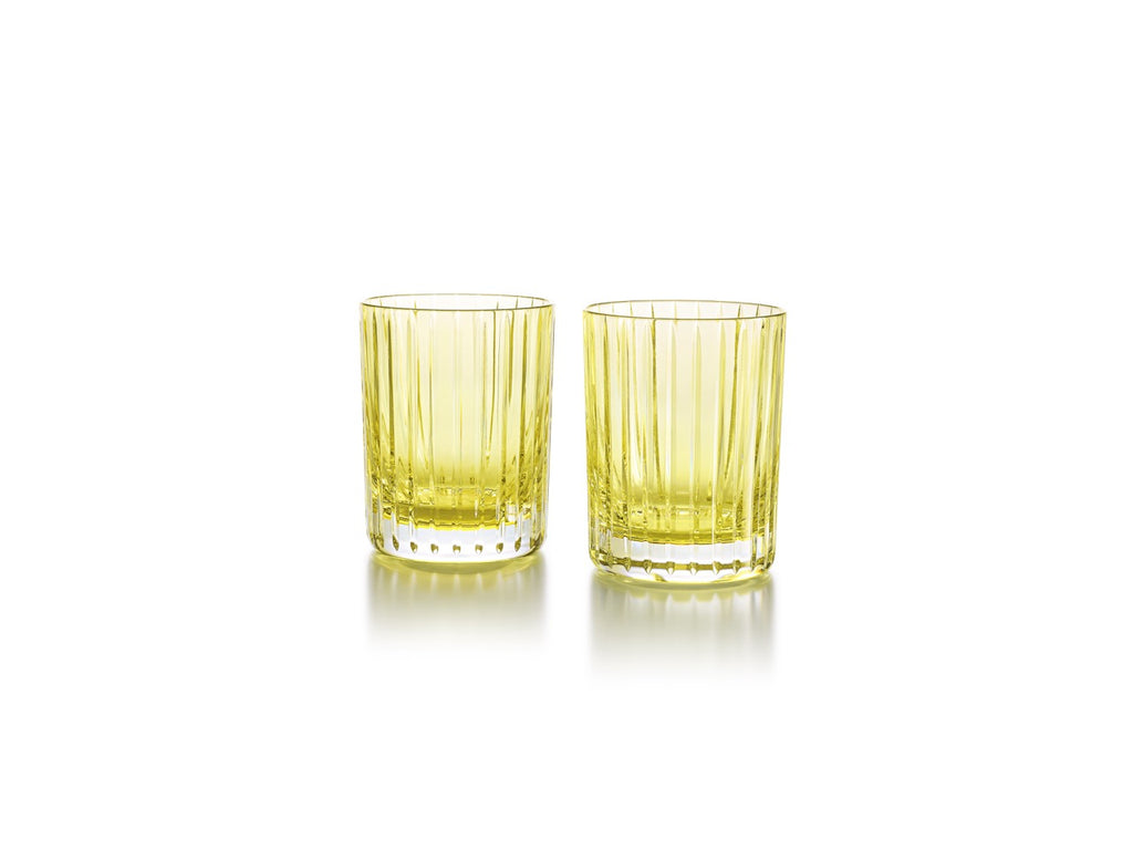Harmonie Double Old Fashion Tumbler in Pastel Yellow, Set of 2