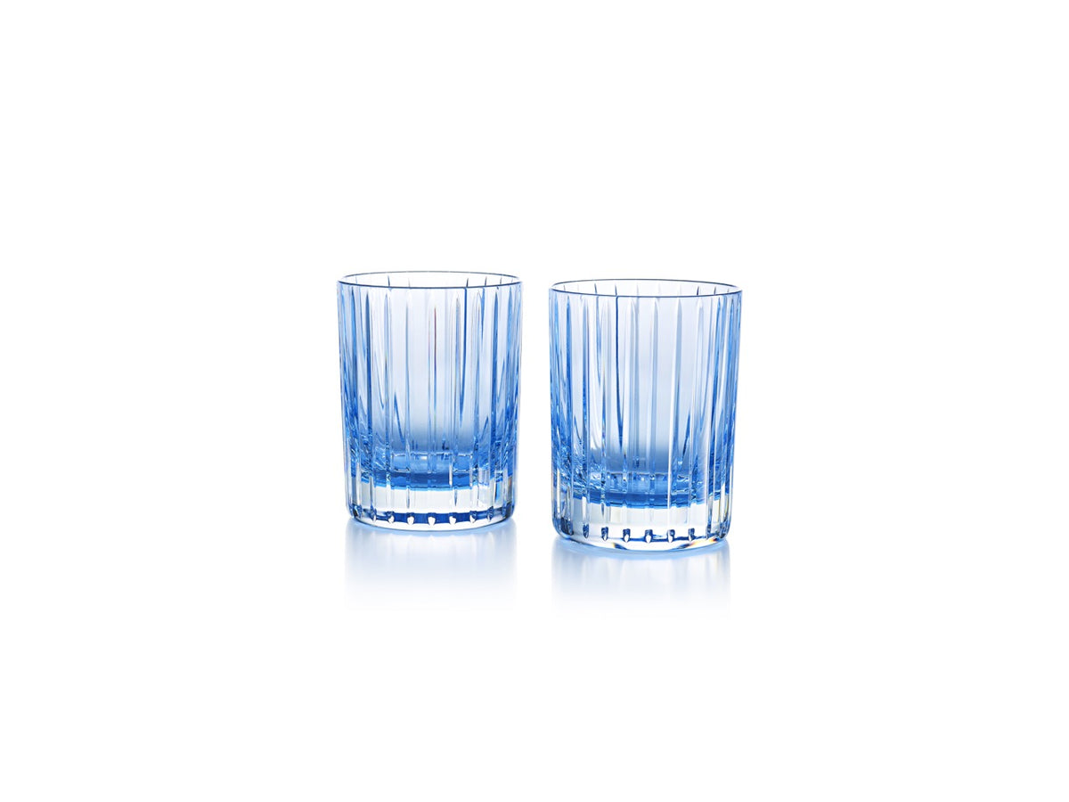 Harmonie Double Old Fashion Tumbler in Pastel Blue, Set of 2
