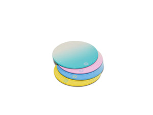 Octogone Coasters in Pastel, Set of 4