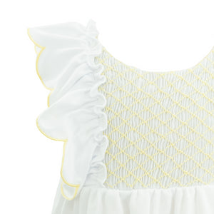 Annie Girl Set in Yellow Stripes