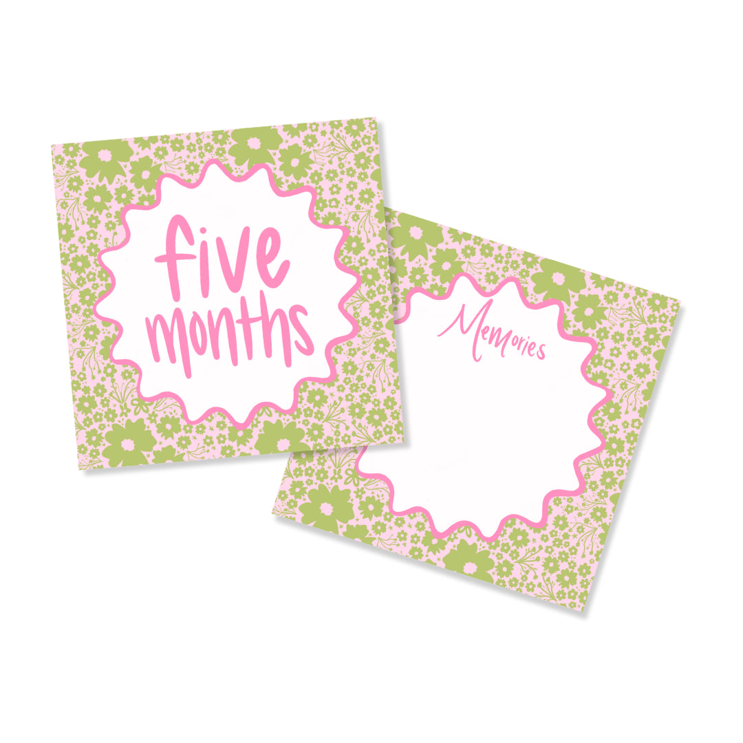 Precious Pinks Milestone Cards