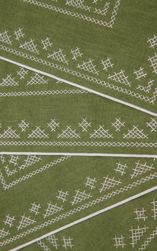 Pedralbes Placemats in Olive, Set of 4