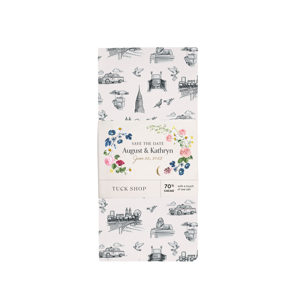 OTM Exclusive: Set of Personalized New York Dark Chocolate Bars