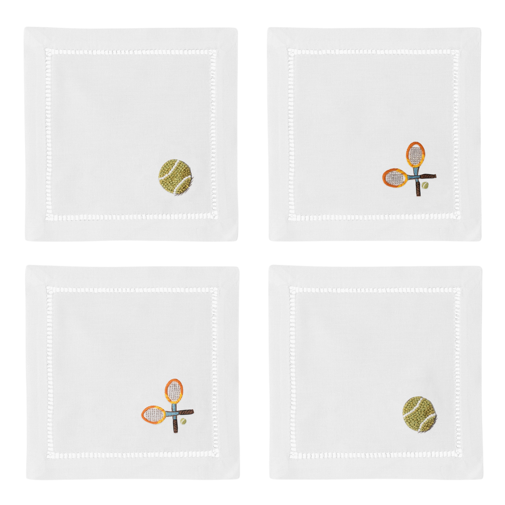 Tennis Mixed Cocktail Napkin Set