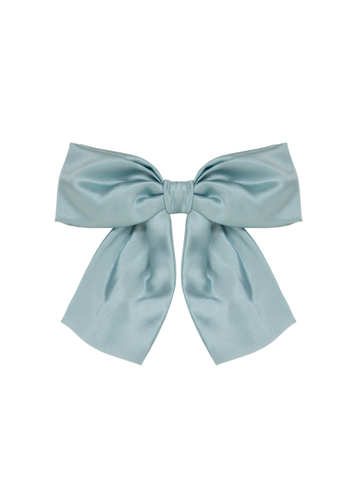 Tilly Bow Barrette in Powder