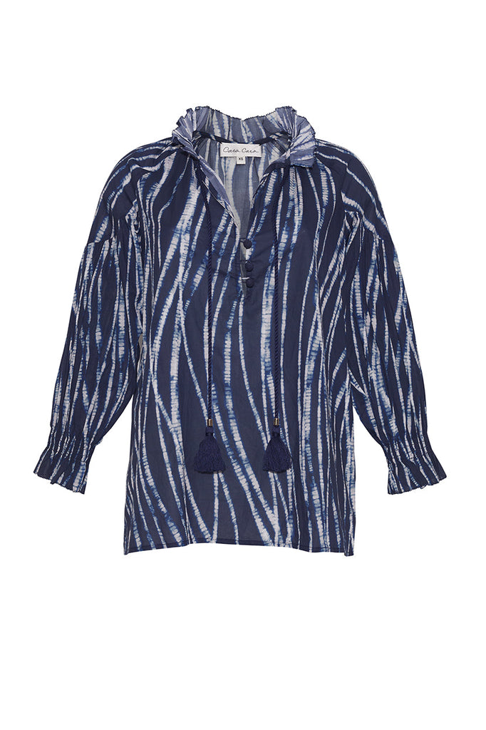 Aramis Top in Avalon Evening Blue