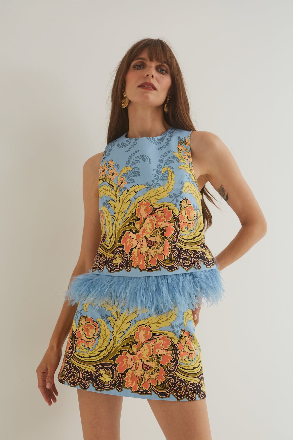 Belmond Top in Nouveau Light Blue