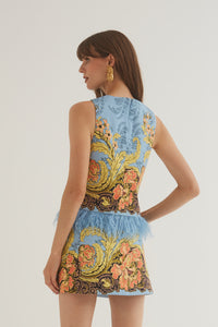 Belmond Top in Nouveau Light Blue