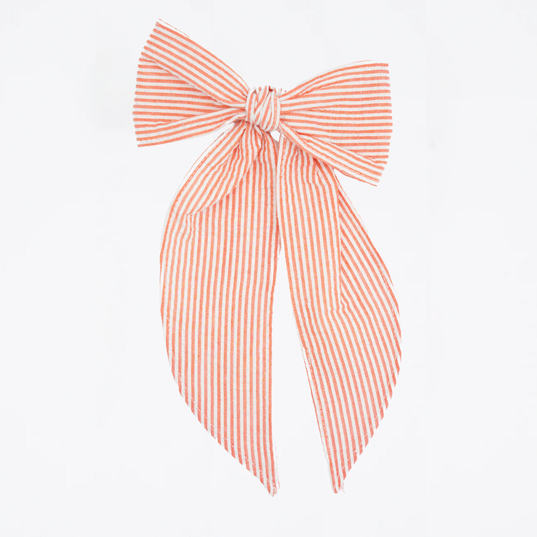 Annie Bow in Red Stripes
