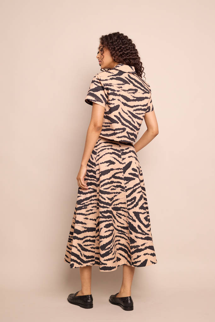 Aisha Skirt in Zebra Blush