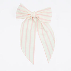 Annie Bow in Pink Stripes