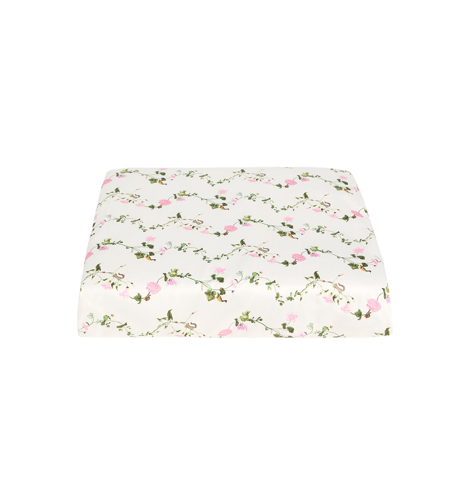 Pink Pond Floral Fitted Sheet