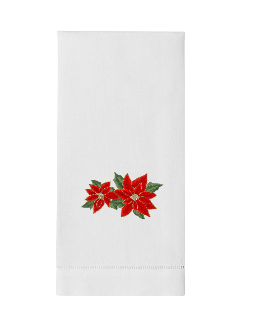 Poinsettias Hand Towel