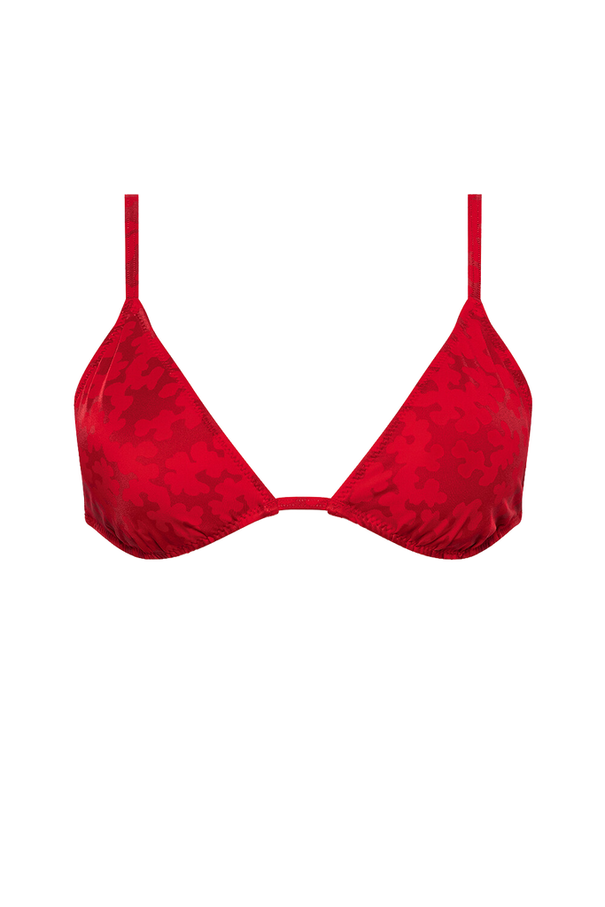 The Lucy Top in Red Coral