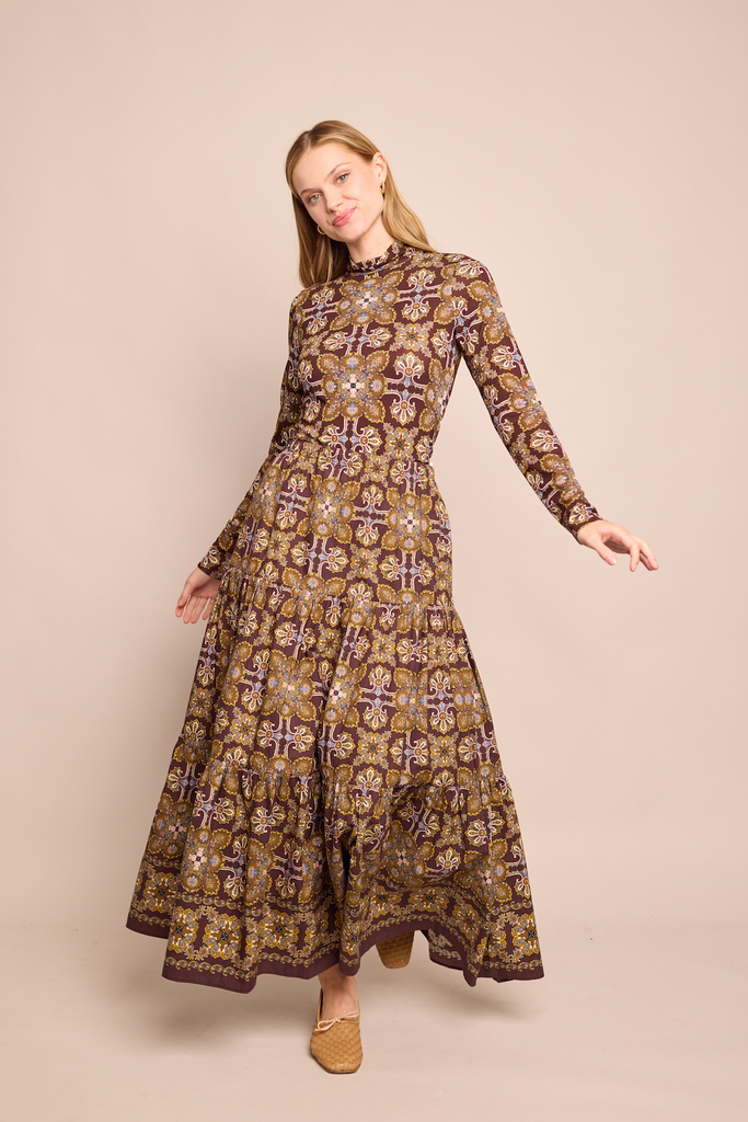 Melanie Skirt in Vintage Tile Brown