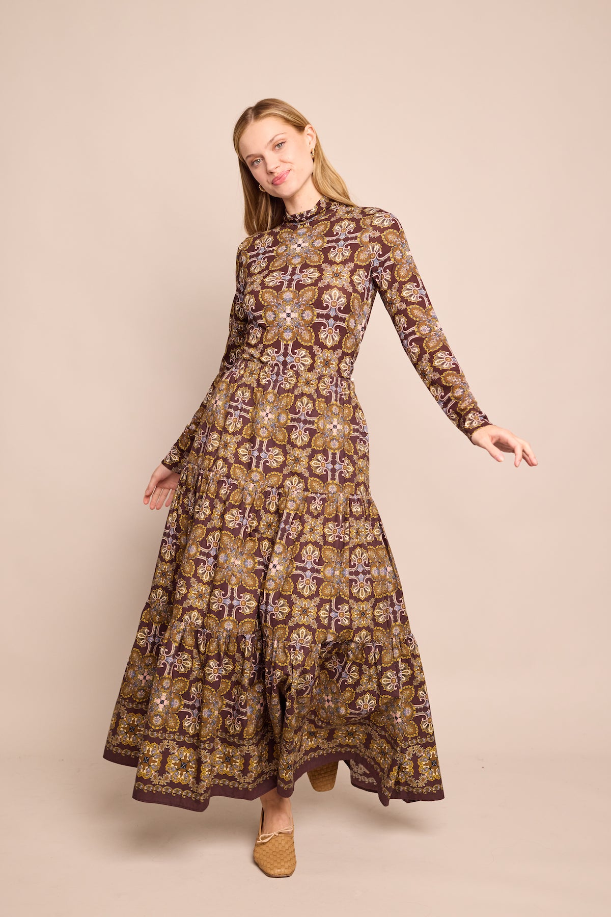 Melanie Skirt in Vintage Tile Brown