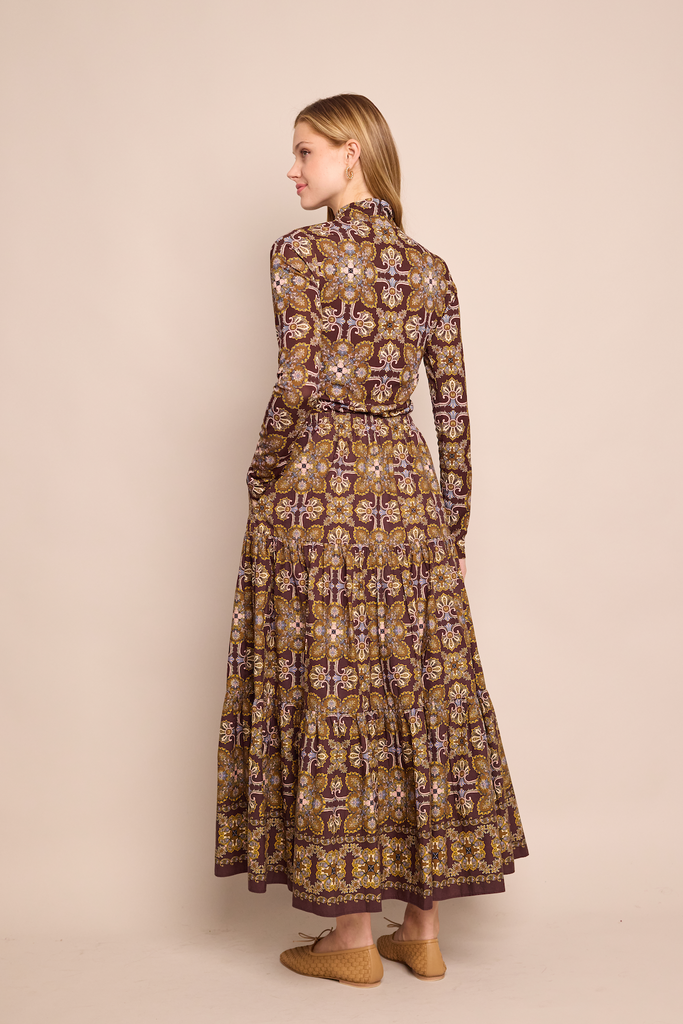 Melanie Skirt in Vintage Tile Brown