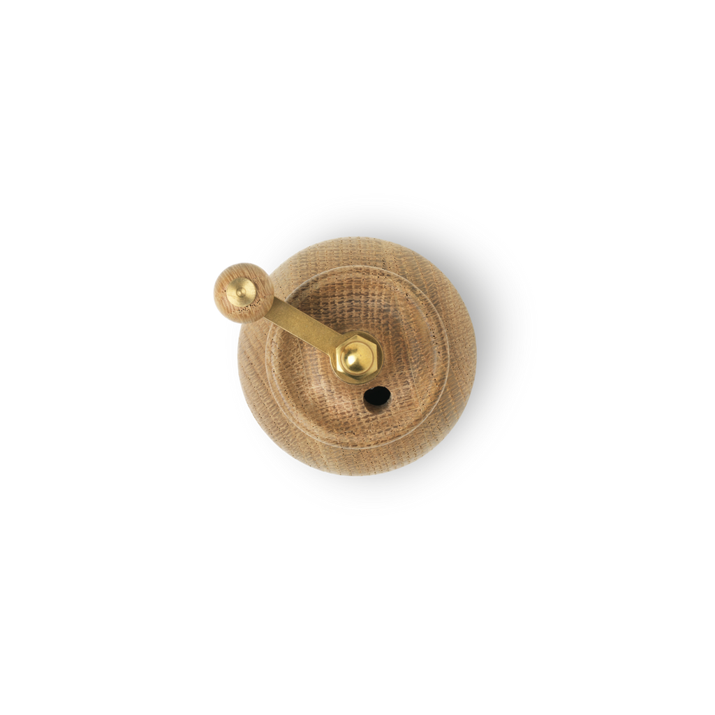 Pepper Mill Oak H 3.7 in Dia 2.8 in