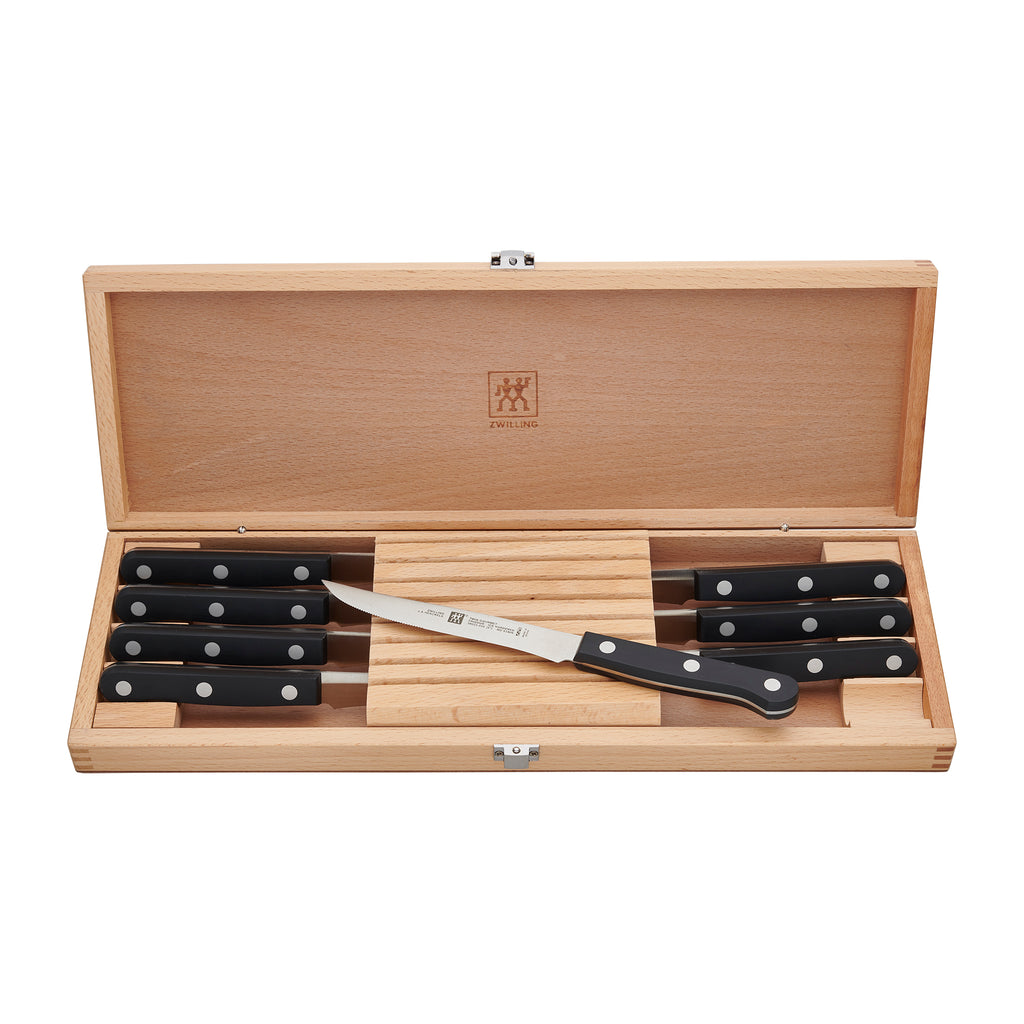 TWIN Gourmet Classic 8-pc Steak Knife Set with Wood Case