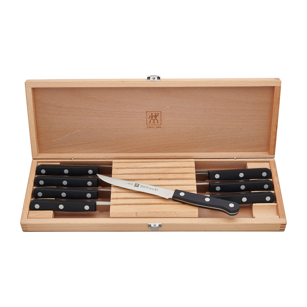 TWIN Gourmet Classic 8-pc Steak Knife Set with Wood Case