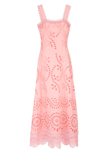 Le Bouquet Maxi Dress in Pink