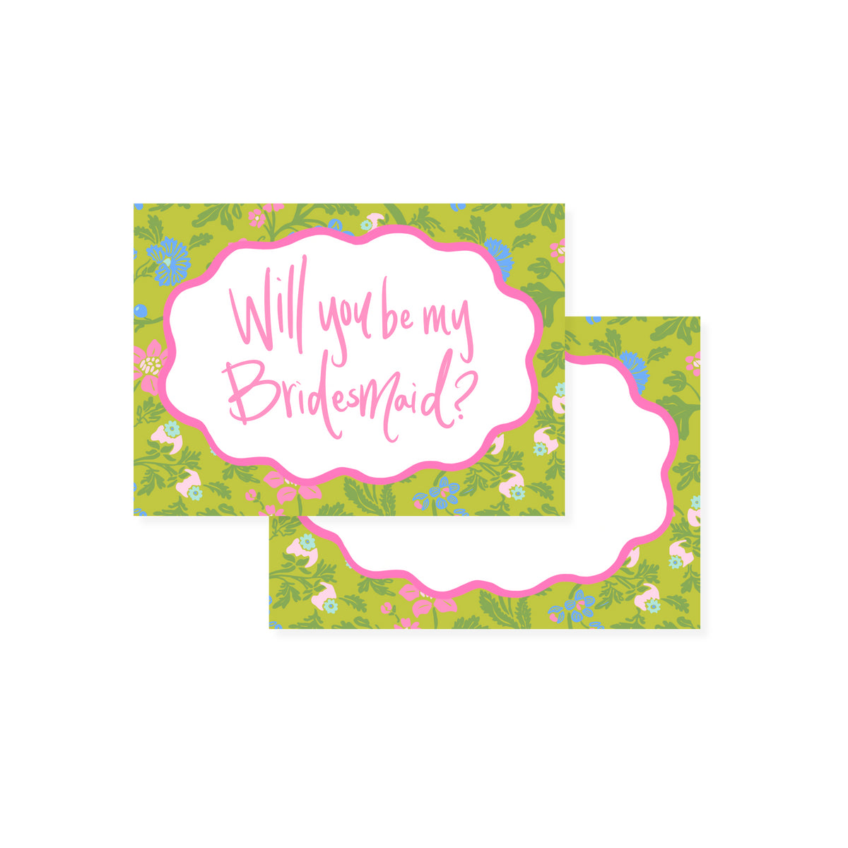 Garden Chintz Bridesmaid Proposal Card Set