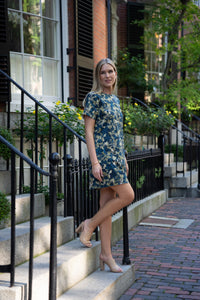 Sandrine Dress in Cinque Terre Navy